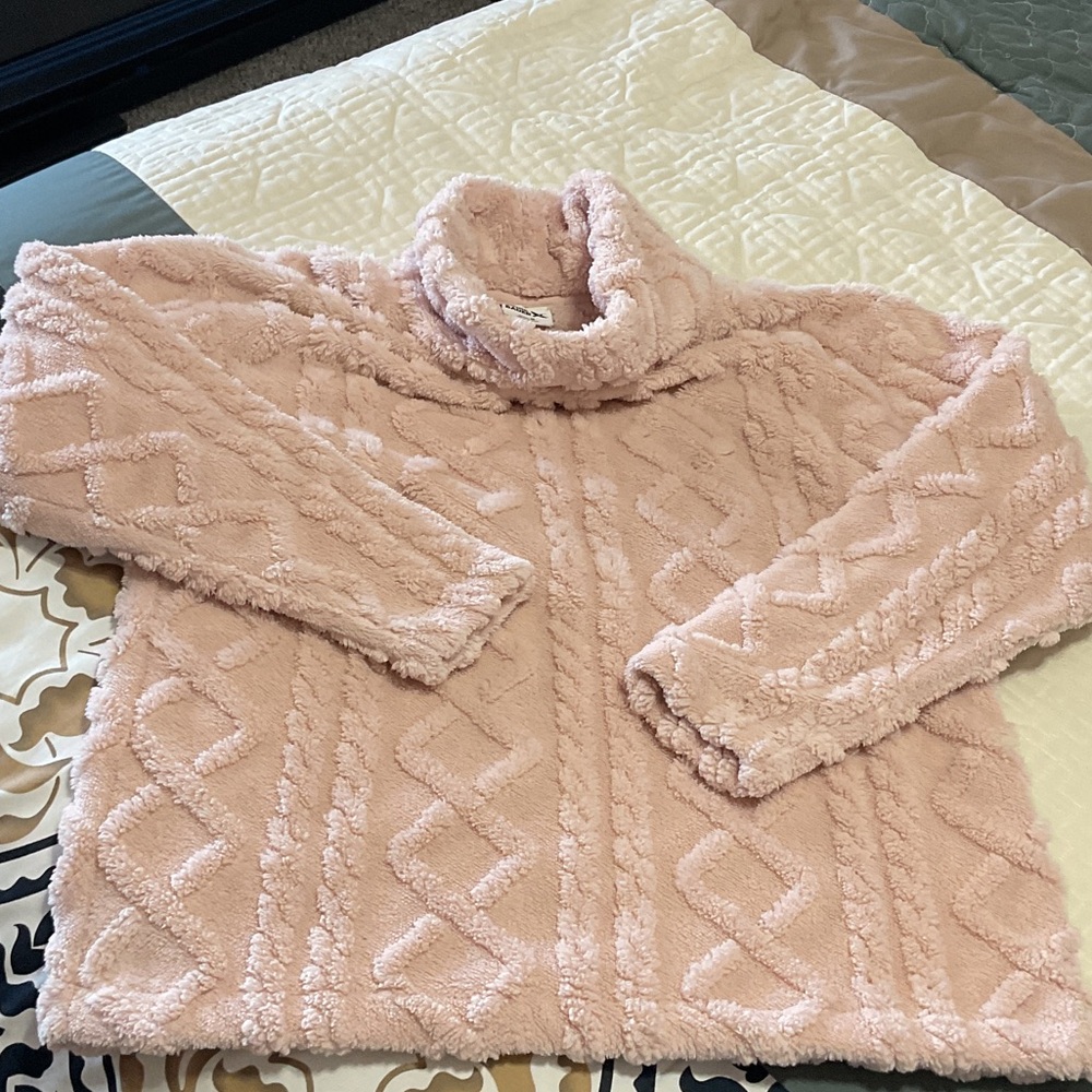 Eddie Bauer Plush Turtleneck  - Light Pink